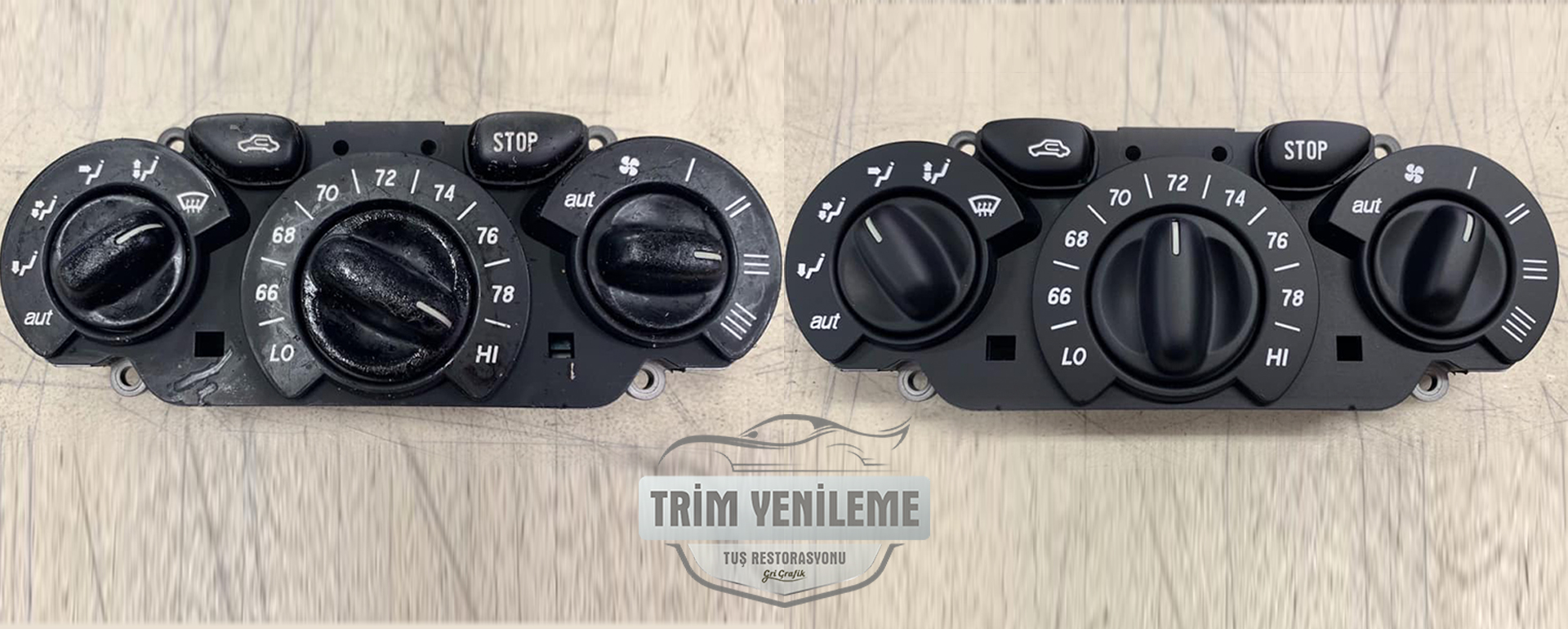 Ferrari 360 Enzo Klima Kontrol Paneli Yenilemesi